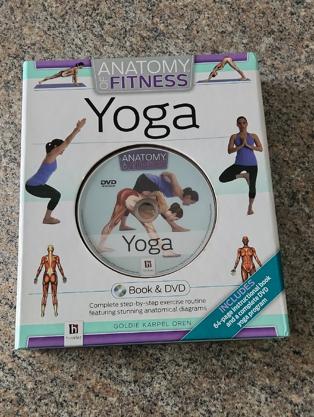 Anatomy of Fitness Yoga Book & DVD Set – Step-by-Step Yoga‎ Guide